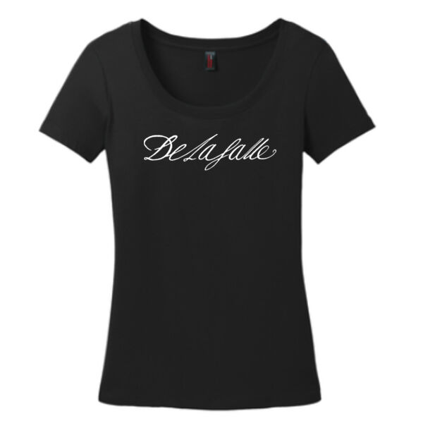 Ladies Scoop-BLK Script Thumbnail
