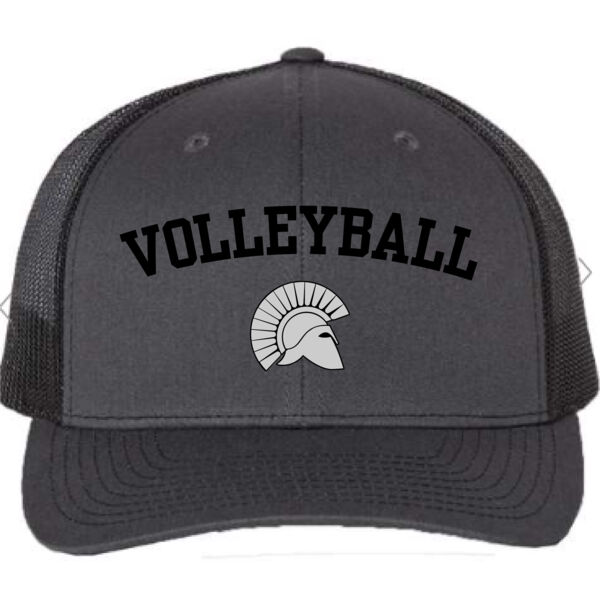 CAP-VOLLEYBALL-CH-BK-TRUCKER Thumbnail