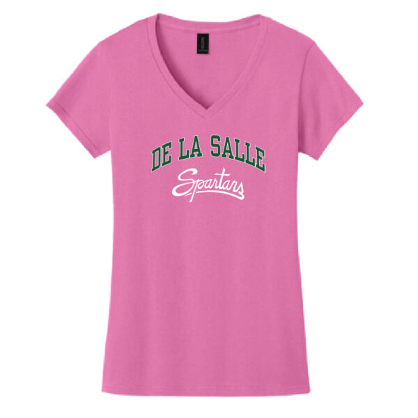 Ladies Vneck-PK Spartans Logo Thumbnail