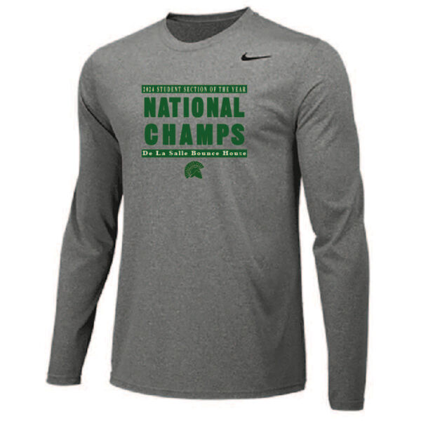 STUDENT SECTION CHAMPS - DFLS GREY TEE Thumbnail